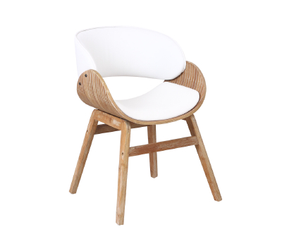 Low price wood leg living room plastic chair