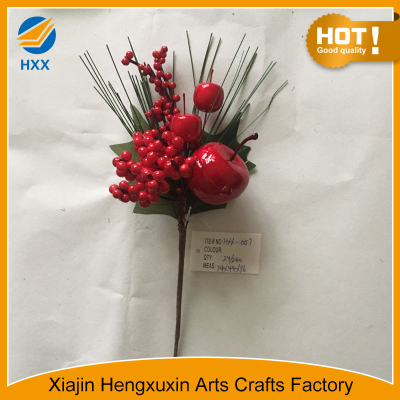 artificial berry flower branch for christmas decoration