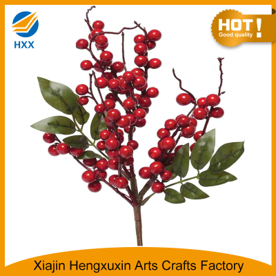 Christmas Berry spray with Leaves and berry