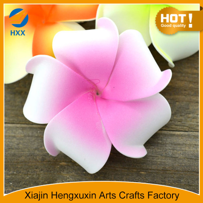 foam hair clip plumeria accessories