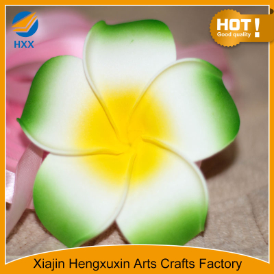 Fashion Wedding Women Girl Hawaiian Plumeria Flower Foam Hair Clip Headpiece
