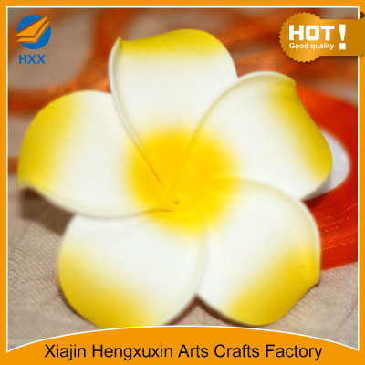 Womens Bridal Hawaiian Plumeria Foam Flower Hair Clip Hairclip