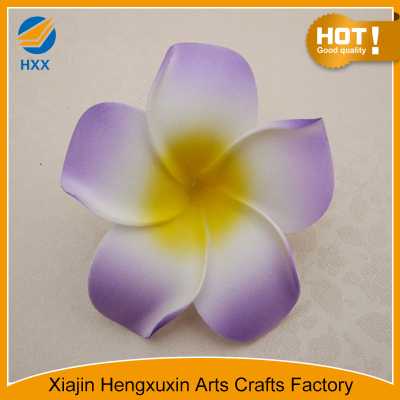 Hawaiian Plumeria Foam Flower Hair Clip Pick Color