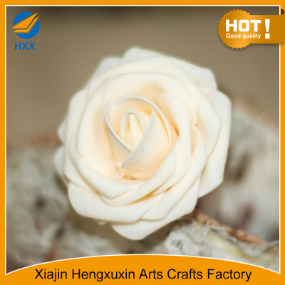 artificial foam rose flower with 8 cm