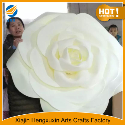 wedding wall foam rose head