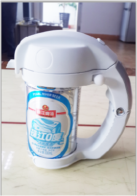 Beer foaming device