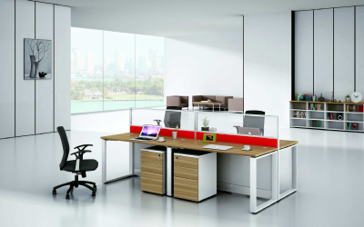 2016 new design hot sale 4 person modular modern office workstation