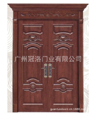 Villa door wood door