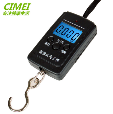 CIMEI high precision electronic scales weighing machine portable luggage scale Wenwan wonderful electronic said Jin to kg