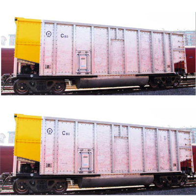 C80 aluminum alloy coal open top wagon,Railway freight wagon