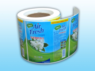 Air fresh perfume label