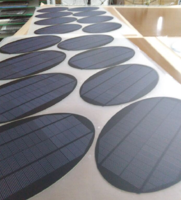 7W18V high efficiency elliptical solar panel