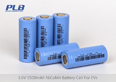 3.6V/3.7V 5500mAh NiCoMn(NCM) Battery Cell For EVs