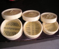 Natural bamboo steamer Longti gift box can be customized
