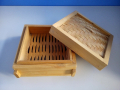 The new bamboo steamer square wood durable big steamer customized specifications