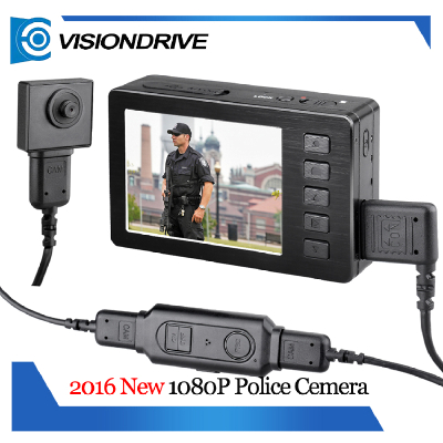 VD5000II+501HD FHD 1080P 2.7" Compact Police Camera Wearable Camera Mini Video Camera