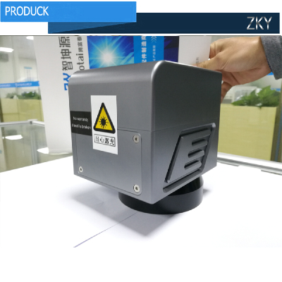dark grey ZKY-laser optical fiber High Speed Laser Scan Head/Galvanometer Scanner/Galvo for optical fiber laser marking machine
