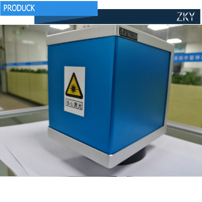 Square bule ZKY-laser optical fiber High Speed Laser Scan Head/Galvanometer Scanner/Galvo for optical fiber laser marking machine