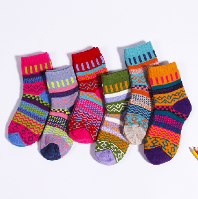 Folk style high-quality cotton socks