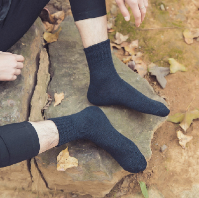 Middle tube male socks