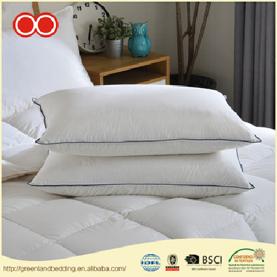 High Quality Cheap Custom Home Hotel Plain Cover White Soft Duck Down Pillow For Sleeping