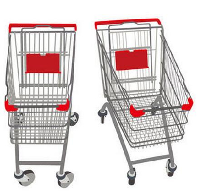 Supermarket shelves