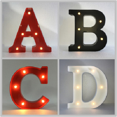 Battery Operated Letters LED Marquee Light