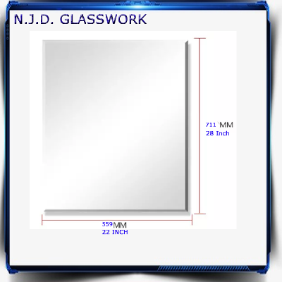 Large Simple Rectangular Wall Mirror