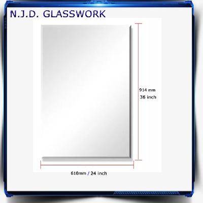 610mmx914mm Top quality anodized aluminum mirror glass sheet
