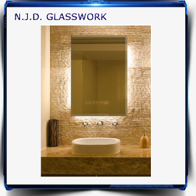 New Modern wall mounted frameless bathroom mirror