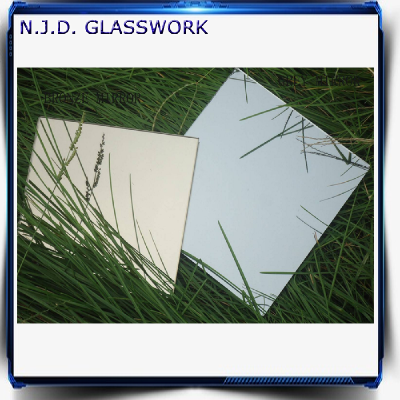 N.J.D. High quality 4mm frameless modern bathroom signel coated aluminum mirror wall mirror