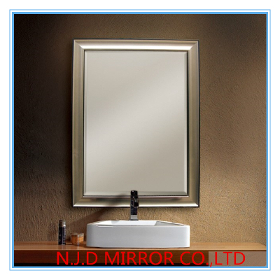 4mm aluminum mirror on mirror decorative mirror wall bothroom custom float glass mirror
