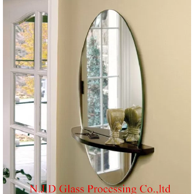 Big size decorative bathroom wall mirror