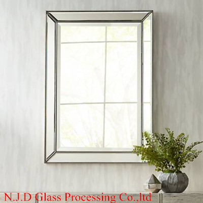 Polished Rectangle Framed Wall Mirror