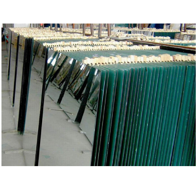Low price 4mm single paint aluminum mirror with green back paint