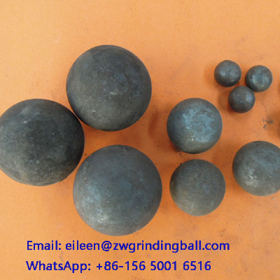 B2 material high hardness forged steel ball for mining