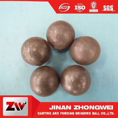 Middle chrome cast grinding ball