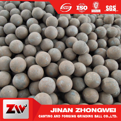 Low breakage forging grinding balls