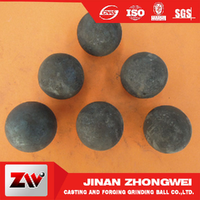 High hardness forged grinding ball