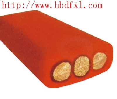 Silicone rubber cable