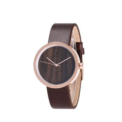 Alloy Golden Watch PU leather Strape Quartz Movt Nurse Watch Simple Style