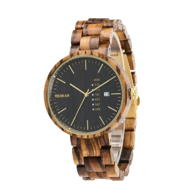 Zebra wooden watch and wood watch bands by handcrafted from manufacturer