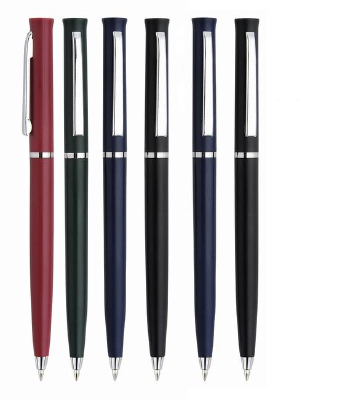 slim style twis advertising guestroom printed plastic pen