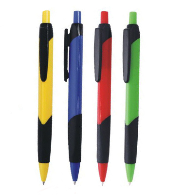 promo style gift logo imprinted plastic click ball point pen