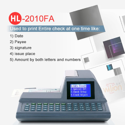 one year warranty after sales service check writer 276*260*115mm