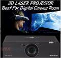 laser projector Outdoor Building Advertising Projector,vivibright PRF9500,10000 ansi lumens DLP projector,LAMP FREE with 3D