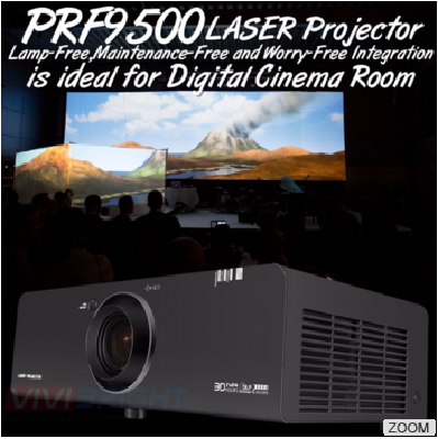 PRF9500 Vivibright 3D,DLP LAMP FREE Lase Projector 10000 lumens Full HD outdoor projector