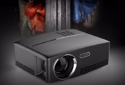 GP80 mini projector, led projector 1800lumens, HDMI USB VGA 800*480P, led beamer