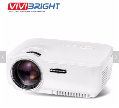 VIVIBRIGHT GP70 simplebeam FOR GAME video Portable projector with Double USB for home cinema