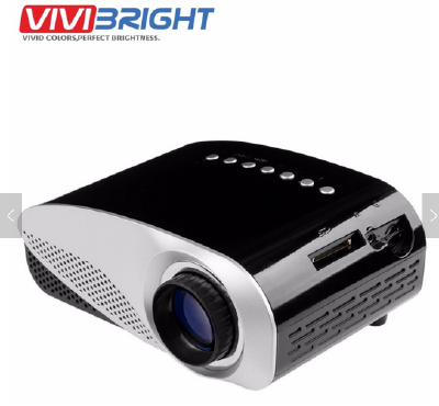 vivibright GP8S best video toy LED Portable projector,with HDMI,USB,SD all in one portable PICO Projector